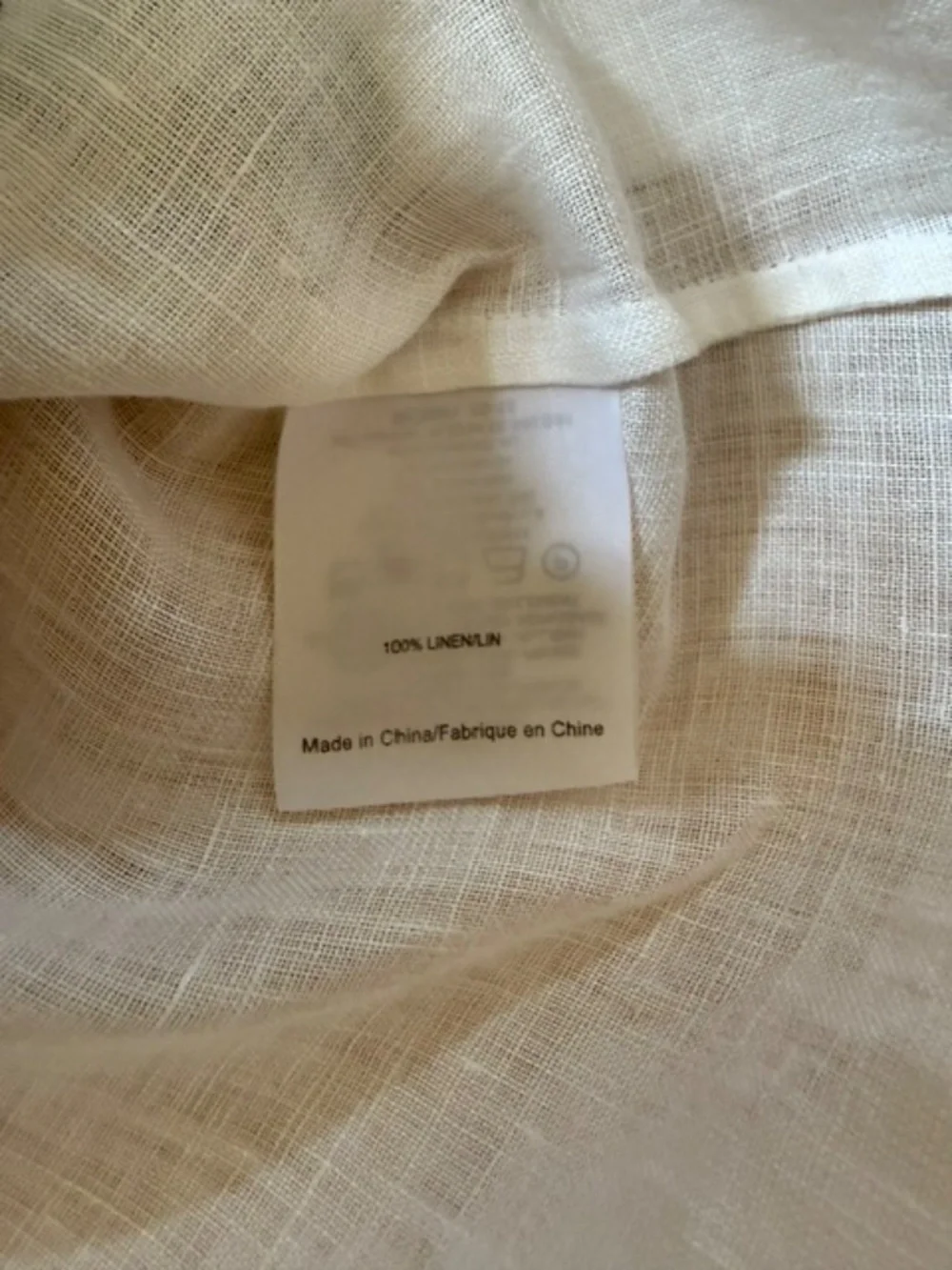 Tory Burch Wisteria Embroidered Linen Tunic Swim Coverup Size Large
